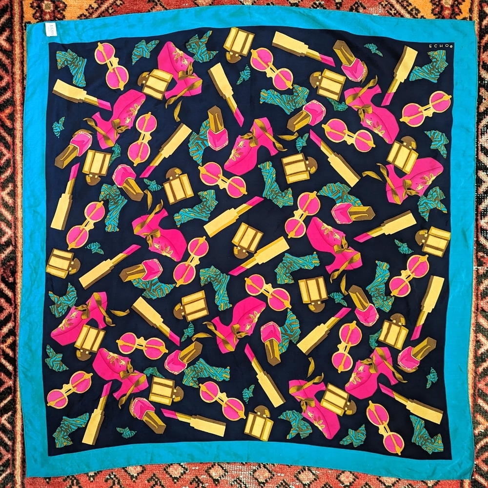 100% Silk Vintage Echo Scarf